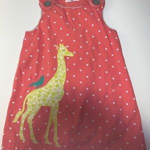 Boden giraffe pinnie 12-18